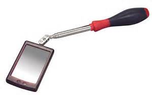 TEKTON Lighted Telescoping Mirror