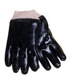 1 Dozen PVC Coated Knitted Wrist Large Work Gloves