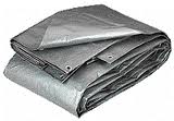 6' x 8'  Multi Purpose Silver Tarp
