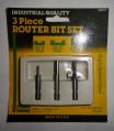 3PC ROUTER BIT SET - MADE IN THE USA