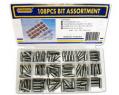 BIT895 108 pc. Screwdriver Bit Assortment (comes in plastic case)