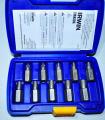 10 PC HEX-HEAD MULTI-SPLINE SCREW EXTRACTOR SET BY HANSON / IRWIN