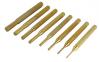8 pc Brass Pin Punch Set 1/8
