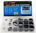 M7704 300 pc. Snap Ring Assortment includes both Internal & External (comes in plastic case)