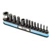 TITAN 13 pc Metric Impact Hex Bit Set 1/4