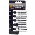 5PC SPARK PLUG SOCKET SET (sizes: 14MM,5/8