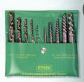 Hanson 11117 10 pc. Screw Extractor And Cobalt Drill Bit Combo Pack.