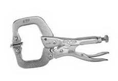 VISE-GRIP 4" C-Clamp With Swivel Pads Locking Plier