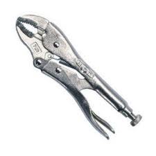 VISE-GRIP 5" Two Curved Jaws With Wire Cutter Locking Plier
