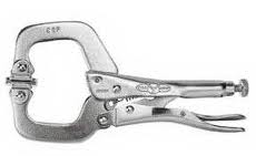 VISE-GRIP 6" C-Clamp With Swivel Pads Locking Plier