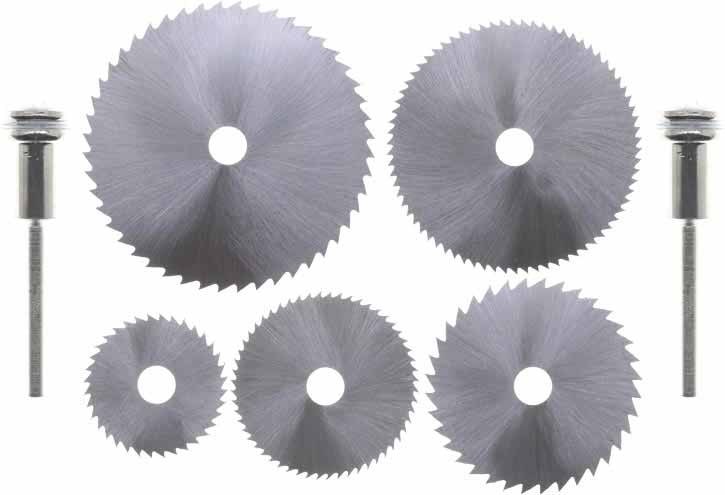 SS45HS 7 pc High Speed Saw Blade With 1/8" Mandrels