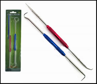 2-Piece Double Ended Scribe Pick Set – Marking Tools For Auto Oil Seals, O-Rings, Hooks – Red