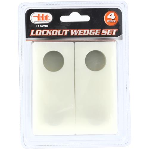 4 pc Lockout Wedge Set