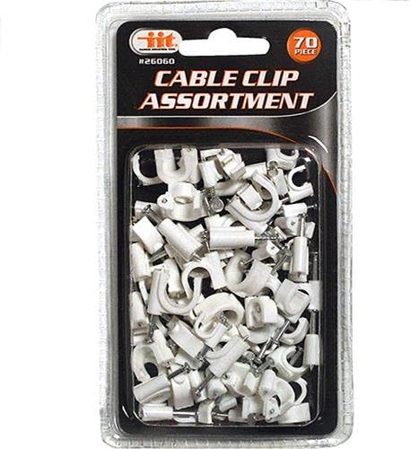 70 pc Cable Clip Assortment