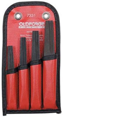 7331 Old Forge 4pc Straight Type Screw Extractor Set  Bolt Sizes: 3/4