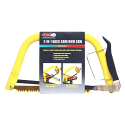 2 in 1 Hacksaw with Bow Saw