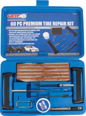 52130 GRIP 60 pc Premium Tire Repair Kit