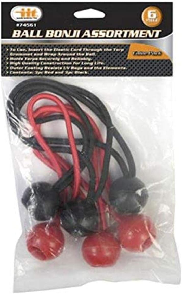 6 pc. Ball Bungee Assortment