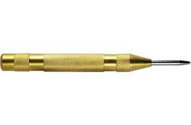 Sona Spring-Loaded Center Punch Brass Body Hardened Steel Tip 5