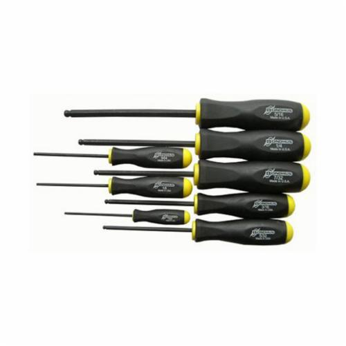 8 pc SAE Ball Driver Hex Screwdriver Set
