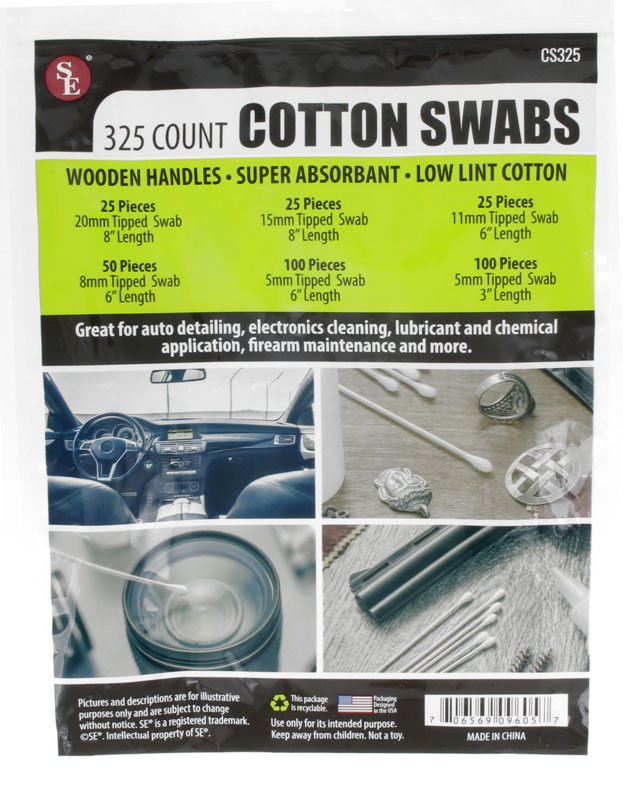 325 Count Cotton Swabs