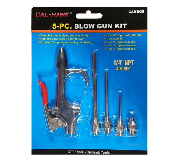 5 pc Blow Gun Kit