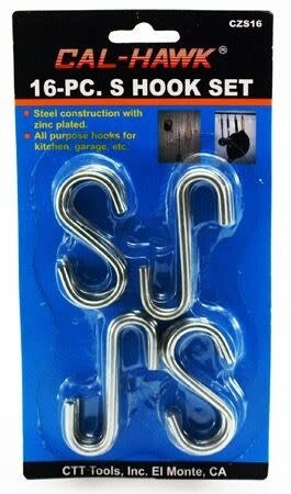 16 pc S-Hook Set