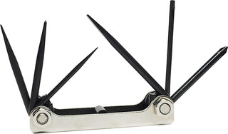 6 pc Fold Up Screwdriver Set