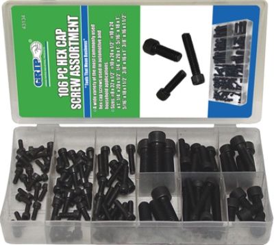 GRIP 106 pc Hex Cap Screws