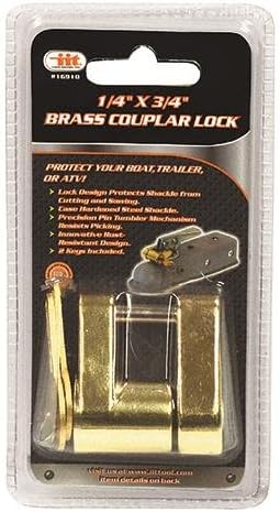 Brass Coupler Lock 1/4