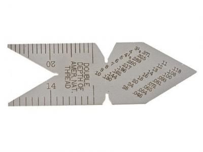 thumbnail image 2 of Starrett Metric Center Gauge Gage 60 Degree Tempered 2 of 12