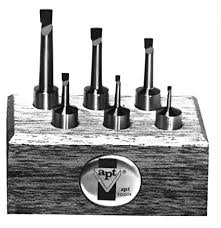 MA375 6 pc Mini Bore Solid Carbide Stems 3/8