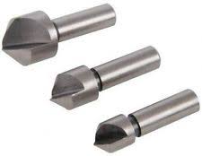 3 pc H.H.S. Countersink Set Carbon Steel For Wood Use Sizes: 1/2 3 pc H.H.S. Countersink Set Carbon Steel For Wood Use Sizes: 1/2