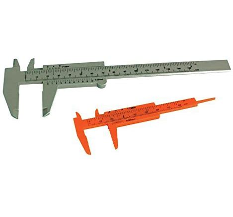 2 pc. Plastic Vernier Caliper Set 2 pc. Plastic Vernier Caliper Set