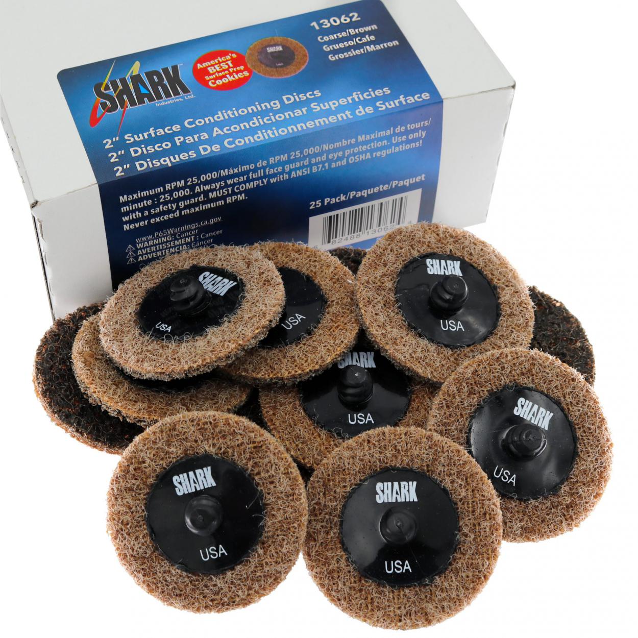 25 Pc. 2″ Star-Brite Superior Life Roloc Discs by SHARK