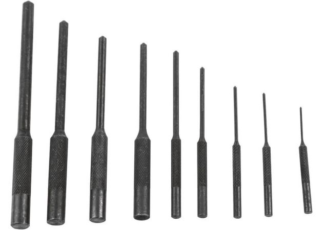 9 pc Roll Pin Punch Set