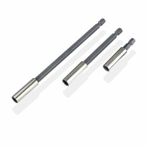 3pc Magnetic Drill Bit Holder Extension Holder Set 3