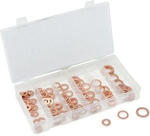 110 pc. Copper Washer Assortment 1/4