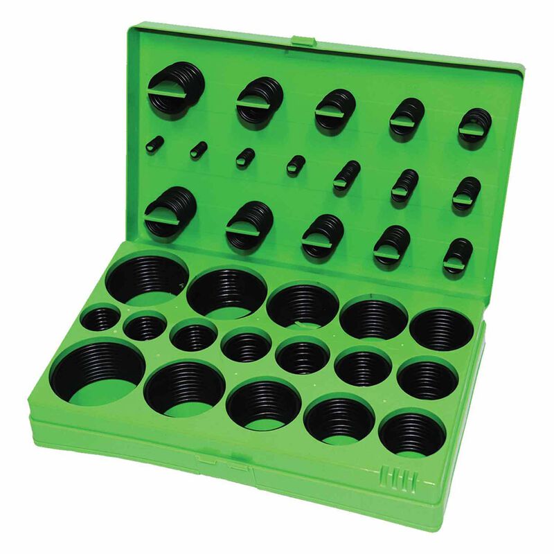 407 Pc O-Ring SAE Assortment with Plastic Case