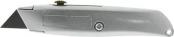 Utility Knife Blade Included Aluminum Body 3 Stop Retractable Blade
