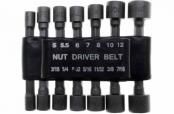 75914SD 14 pc Power Nut Driver Set SAE and Metric 1/4