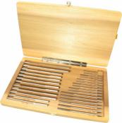 29 pc High Speed Chucking Reamer Set Straight Shank Straight Flute Sizes: 1/16