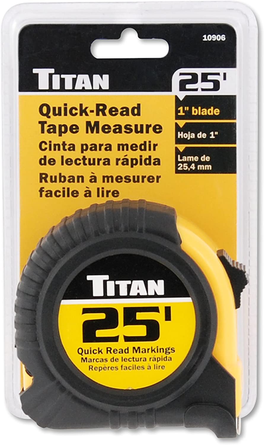TITAN 25' Tape Measure Quick-Read 1